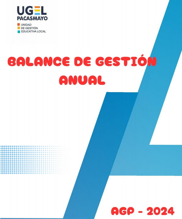 Portada Balance de Gestión 2024