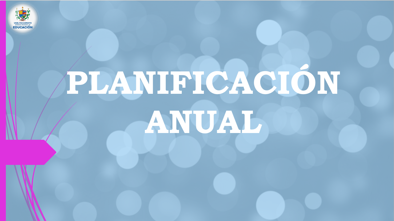 PLANIFICACIÓN ANUAL