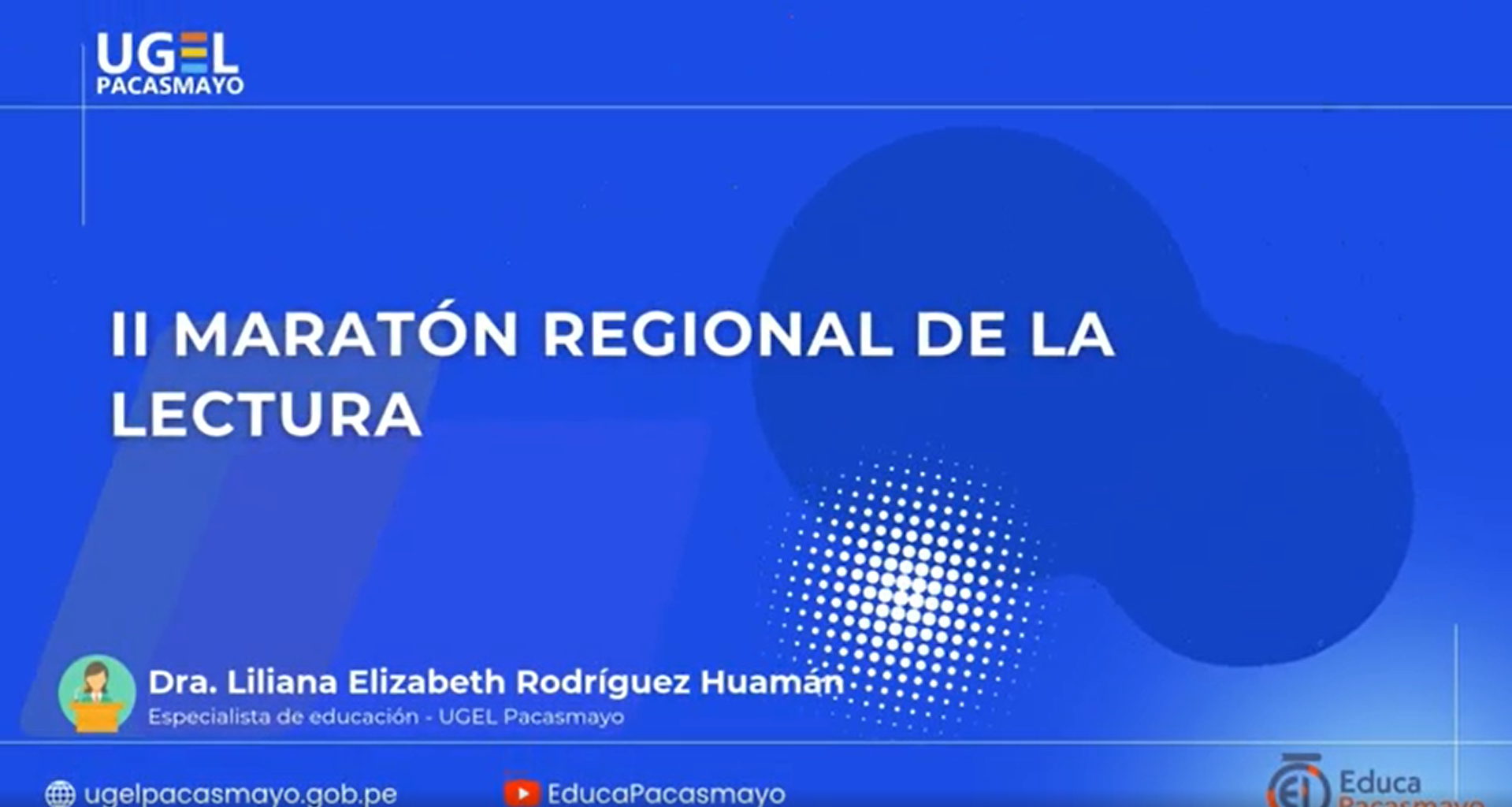 II MARATÓN REGIONAL DE LA LECTURA
