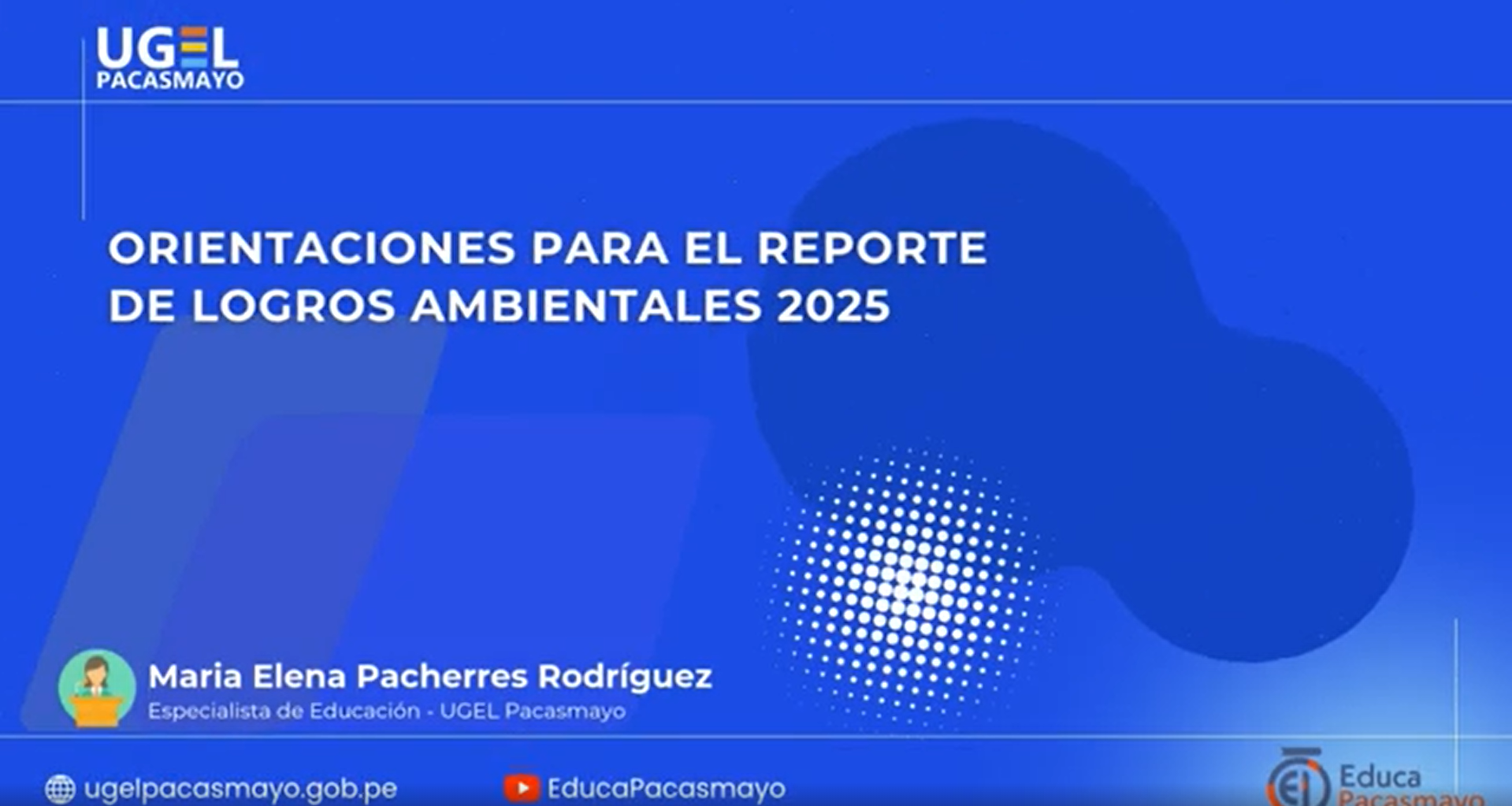 Orientaciones para el reporte de logros ambientales 2025
