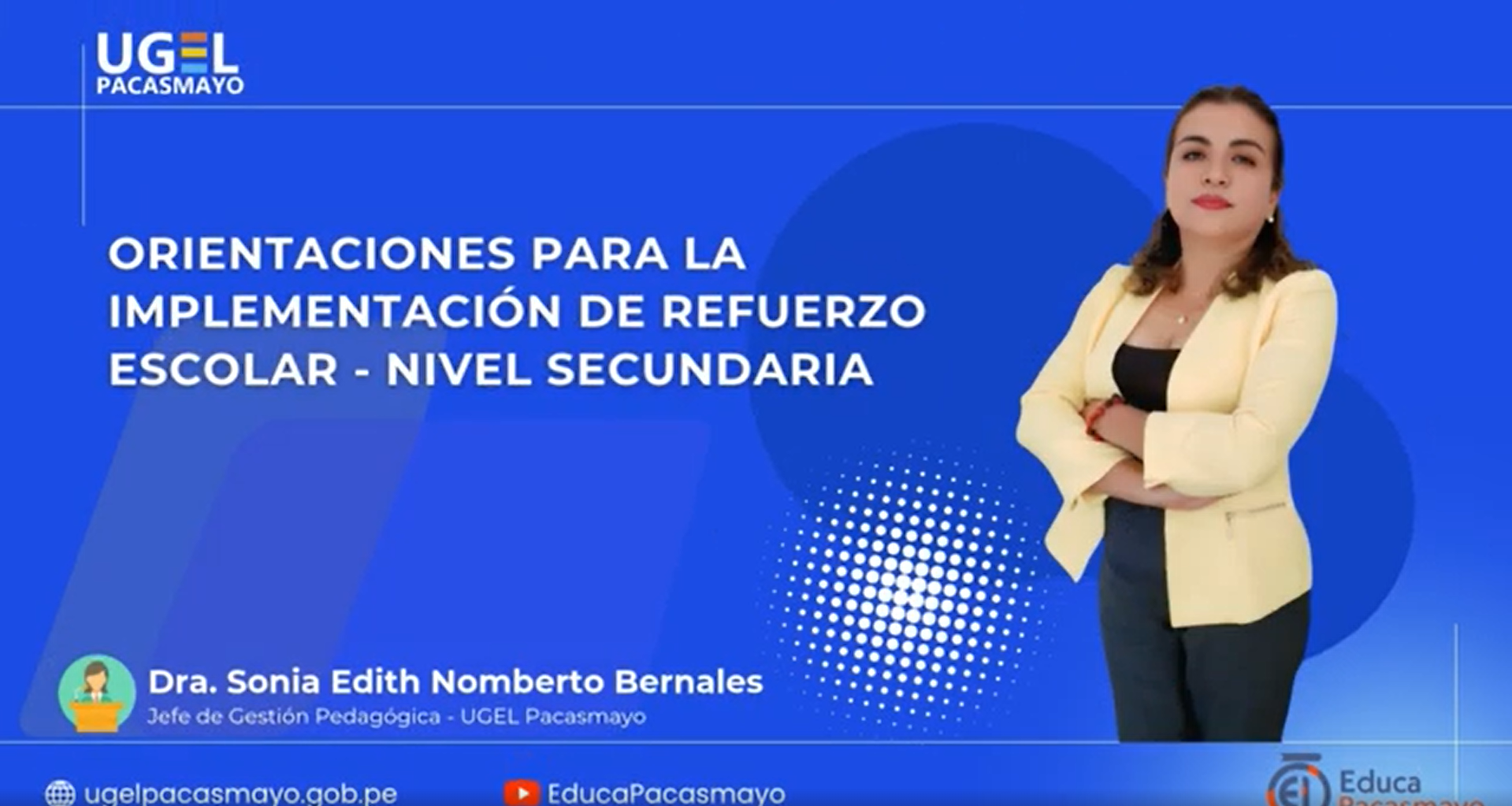 Orientaciones para la etapa de desarrollo de Refuerzo Escolar Secundaria