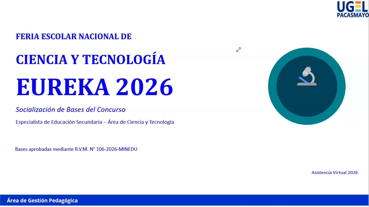 FERIA ESCOLAR NACIONAL CIENCIA Y TECNOLOGÍA EUREKA 2026